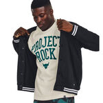 Project Rock Mesh Varsity Jacket Black M 